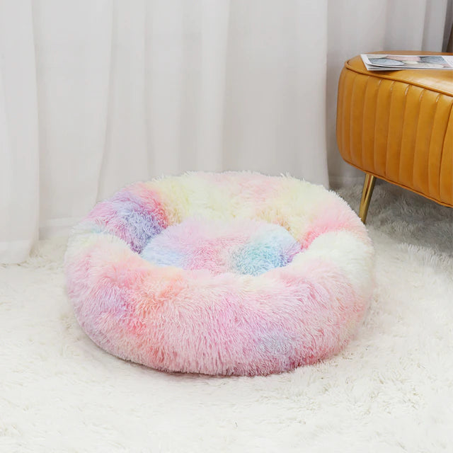 Coussin rond pour chiens et chats