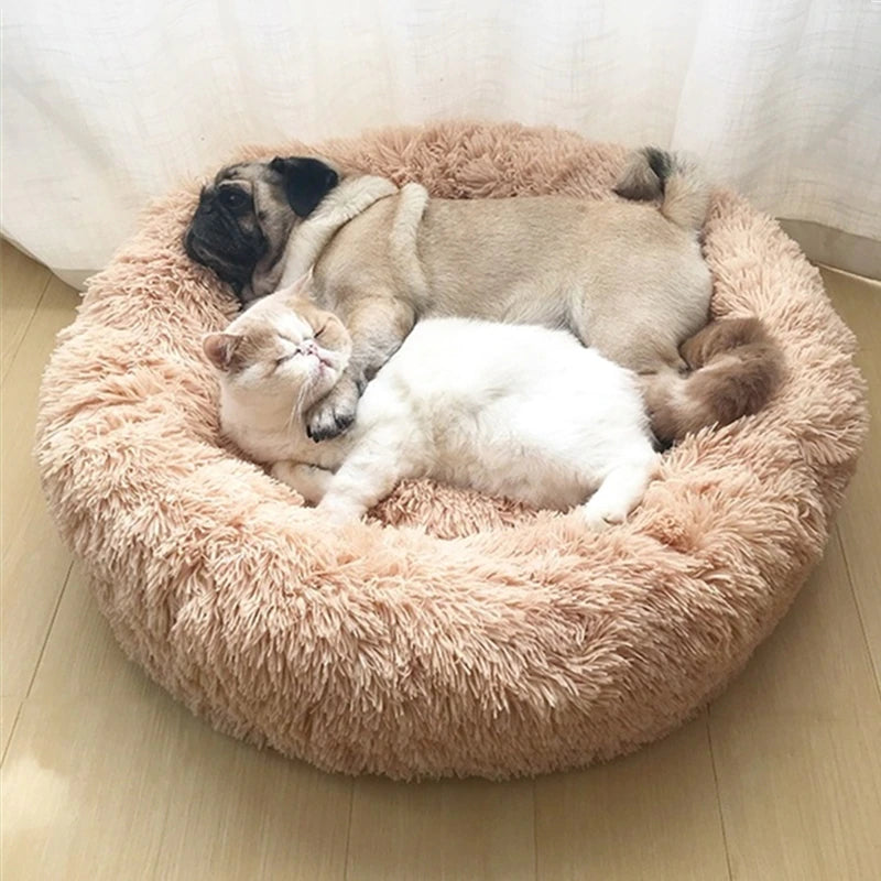 Coussin rond pour chiens et chats